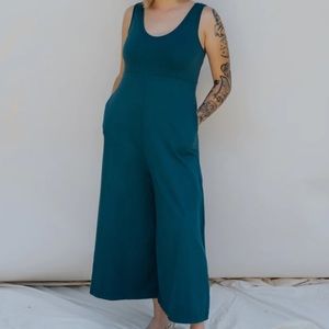 Mien Studios Lakeside Jumpsuit in Teal
